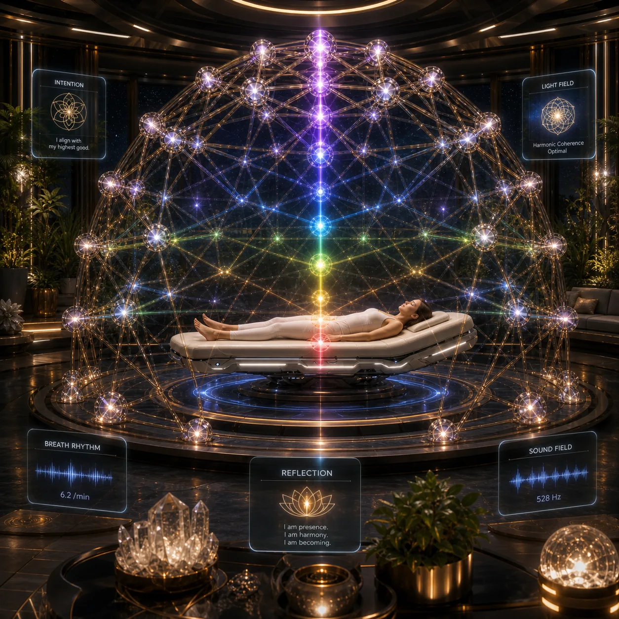 Crystal Edition koncepcinė wellness erdvės vizualizacija