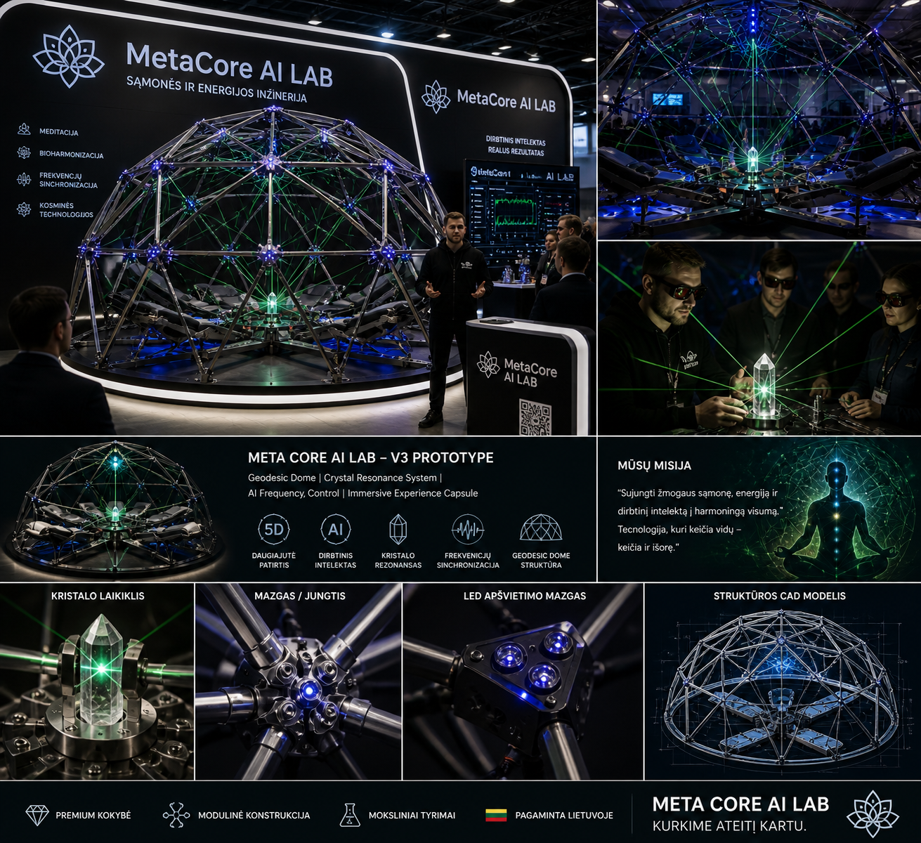 MetaCore Crystal Node System visual