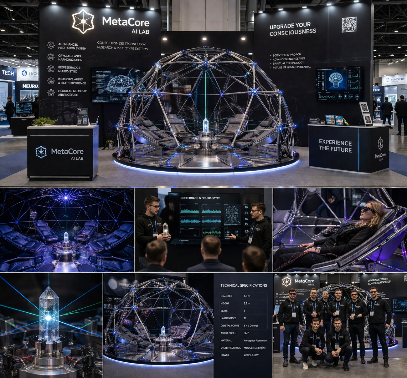 MetaCore Crystal Node System visual